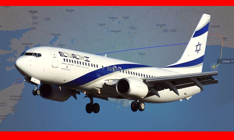 Antalya'ya acil iniş yapan İsrail uçağına yakıt verilmedi, soykırımcılar Rodos rotasını kullandı