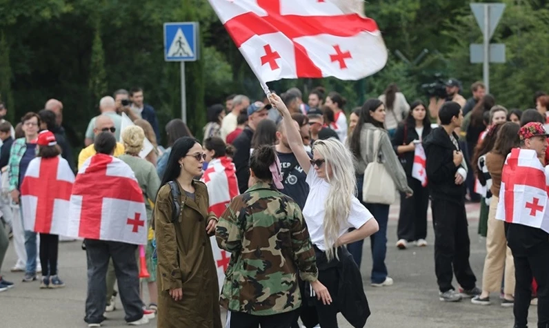 Gürcistan Milli Takımı bir ilki başardı! Tiflis'te coşkuyla karşılandı